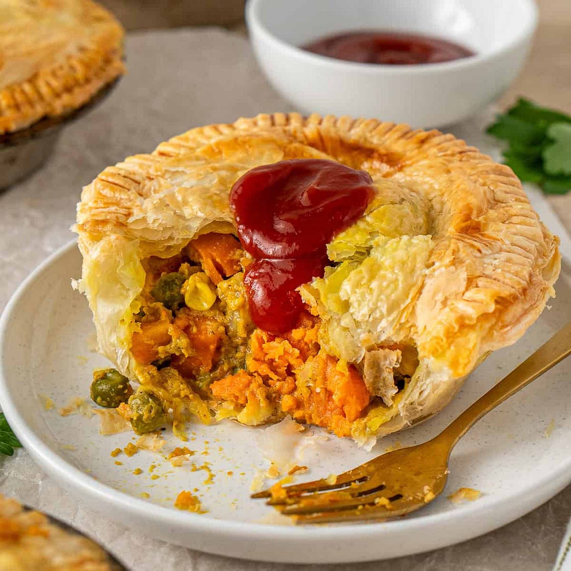 Vegetable Curry Pies