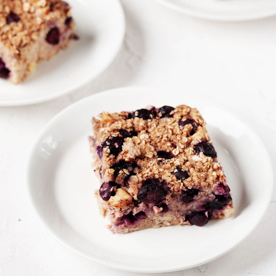 Vegan Blueberry Banana Oat Bake