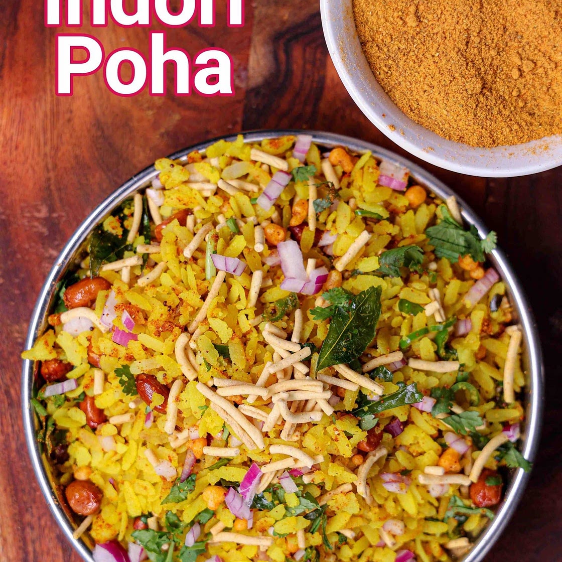 Indori Poha Recipe | Street Style Steamed Poha From Indore