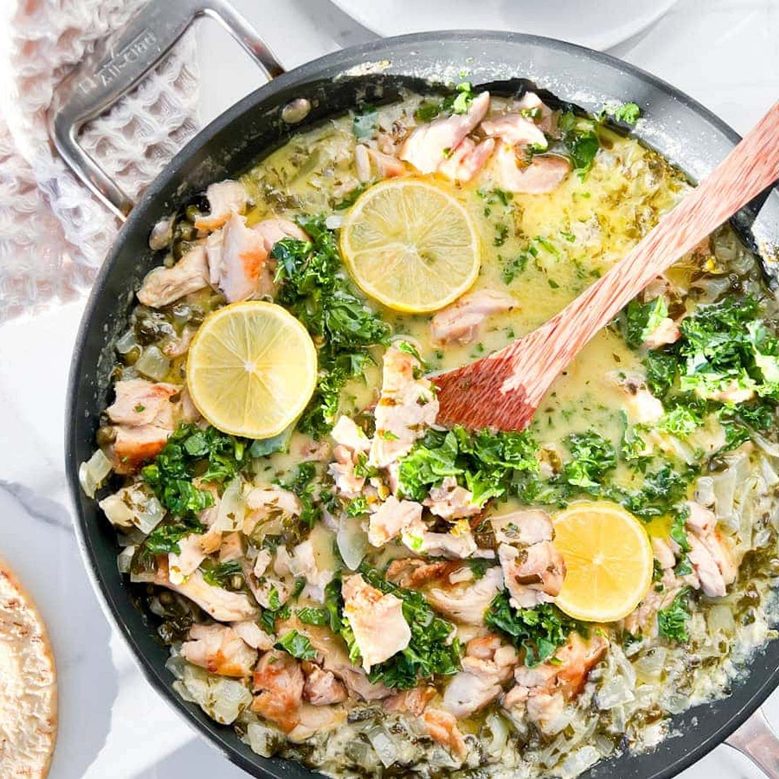 Chicken Piccata Soup