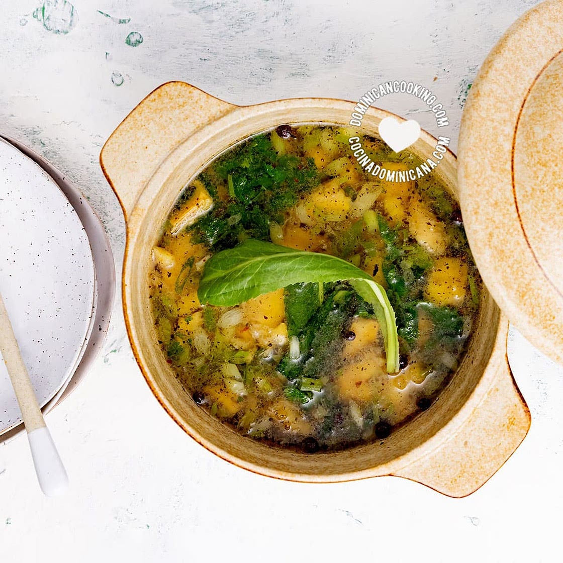 Aguají or Sopa de Plátano Verde [Video+Recipe] Green Plantain Soup