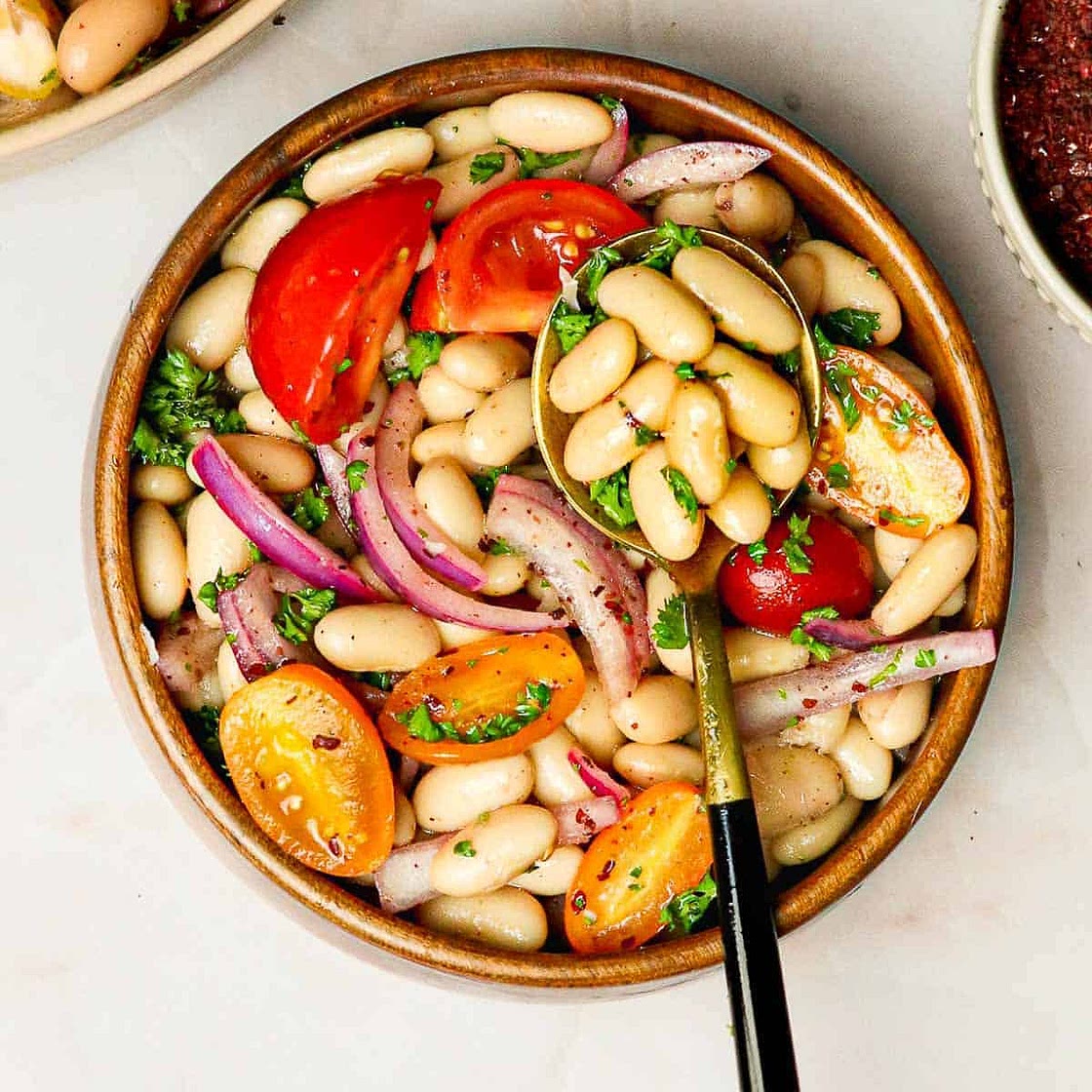 White Bean Salad (Turkish Piyaz)