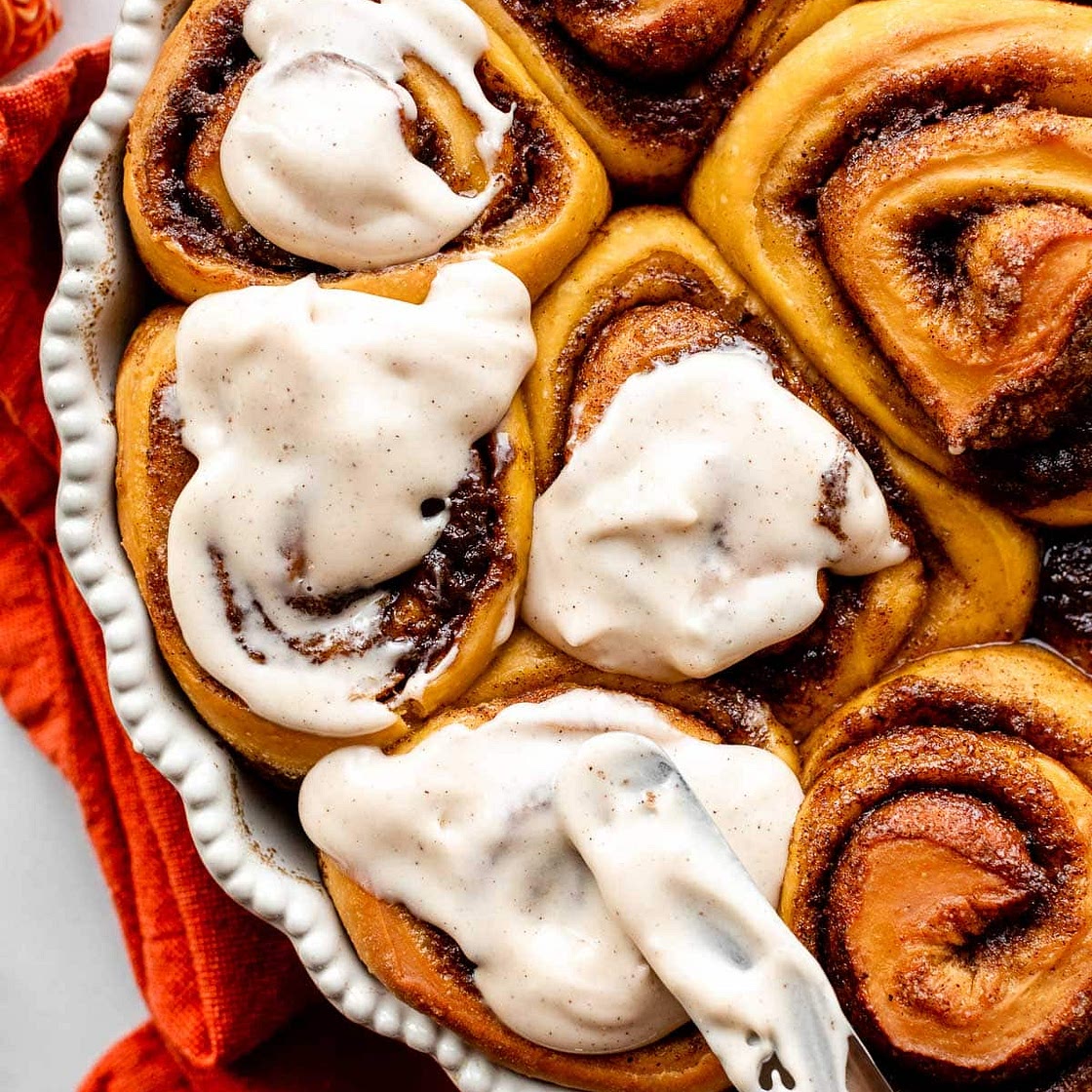 Pumpkin Cinnamon Rolls