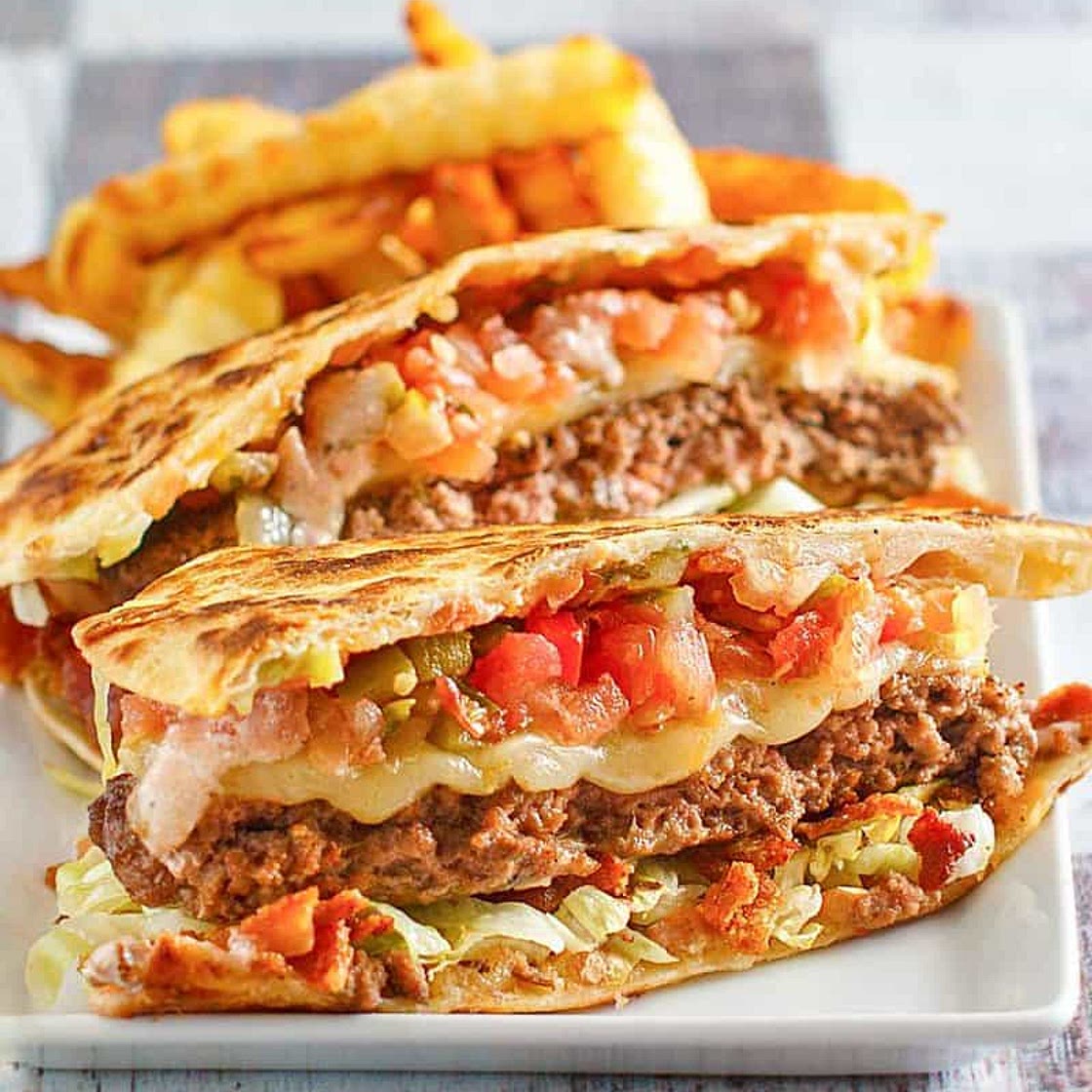 Copycat Applebee’s Quesadilla Burger