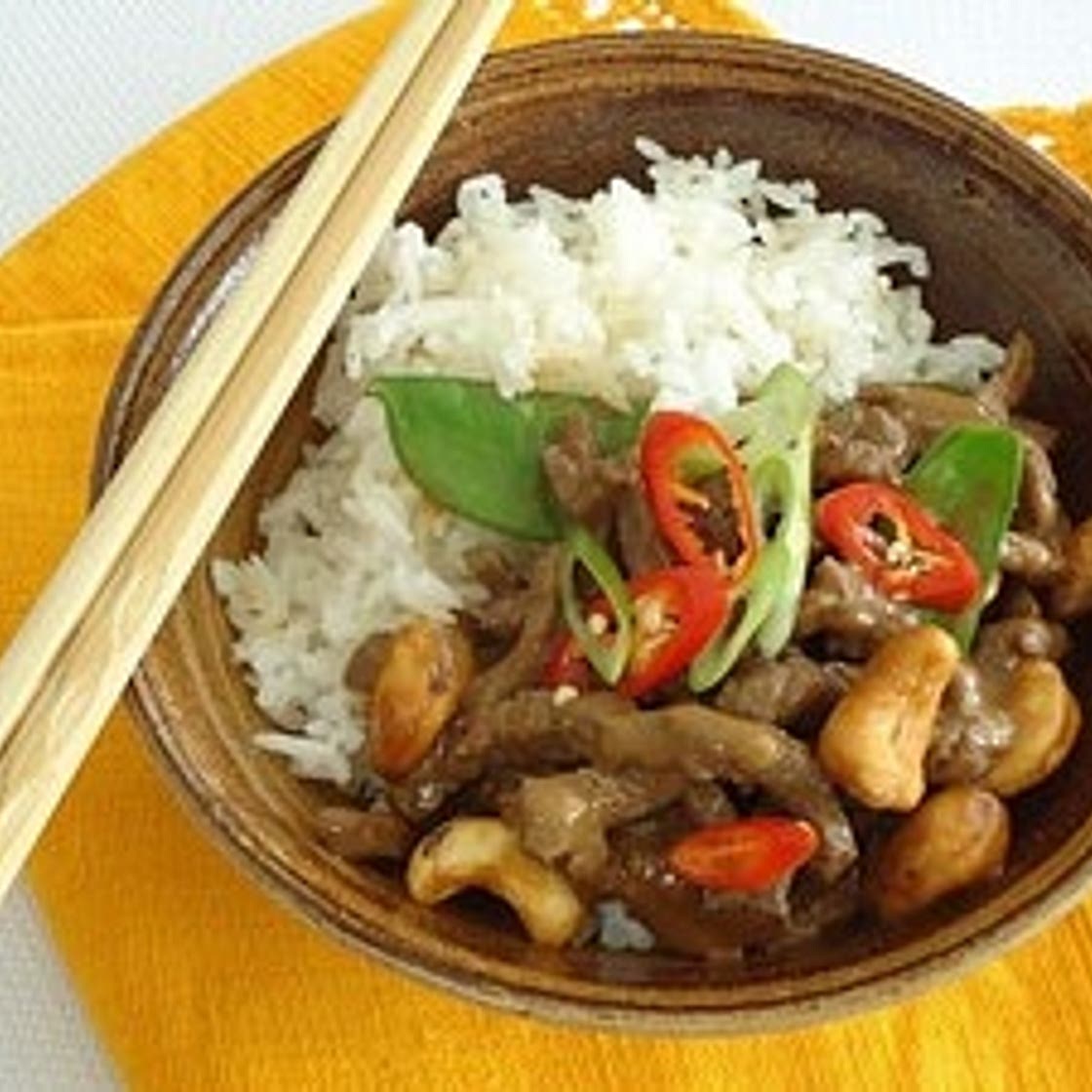 Beef and Cashew Stir Fry