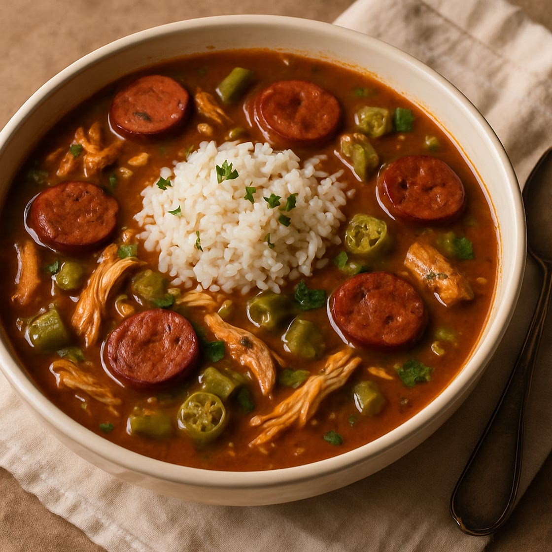 Chicken and Andouille Smoked Sausage Gumbo