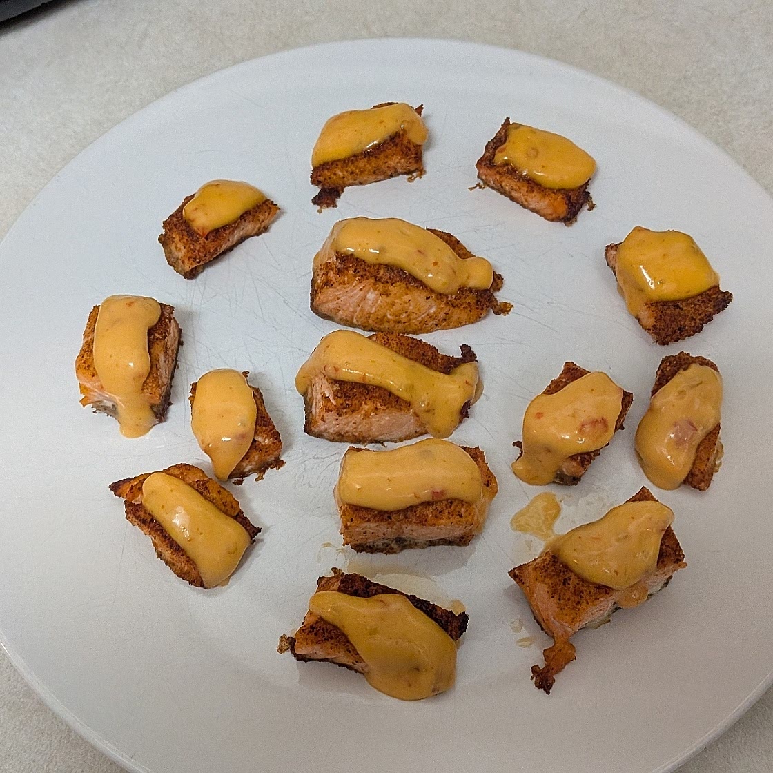 Firecracker “Bang Bang” Salmon Bites