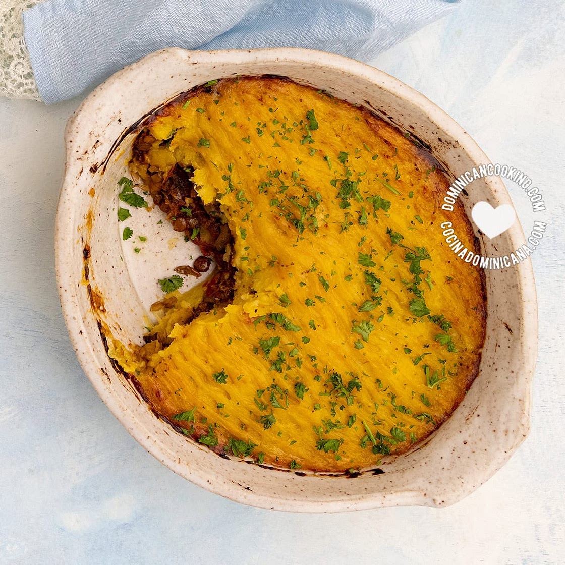 Pastelon Vegano de Platano Maduro