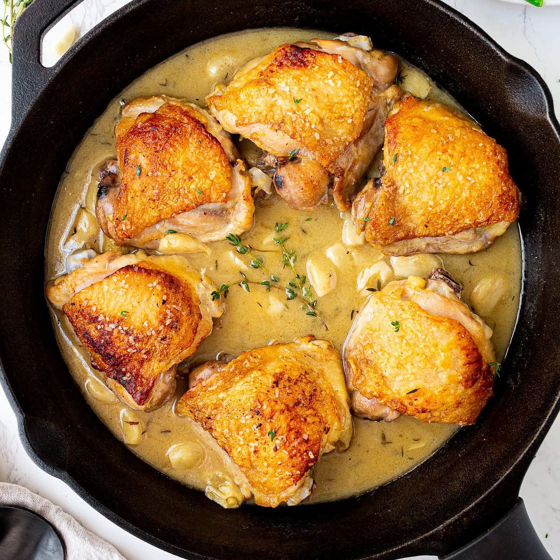 30 Cloves Garlic Chicken