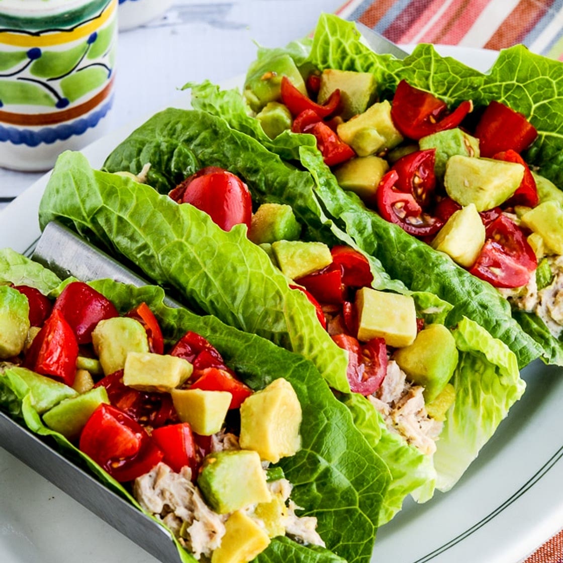 Tuna Salad Lettuce Wraps
