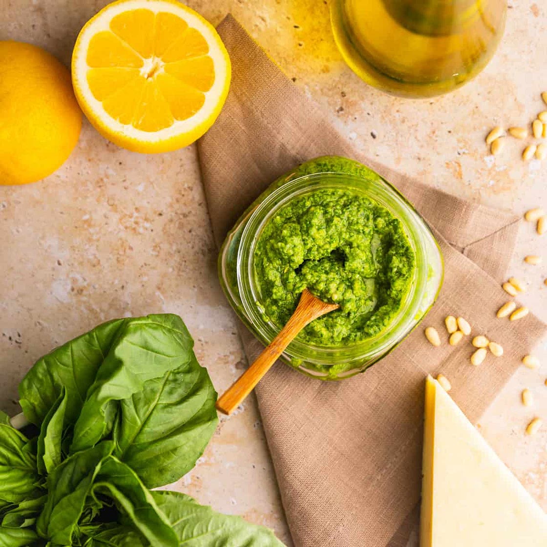 Italian Basil Pesto (Pesto alla Genovese)