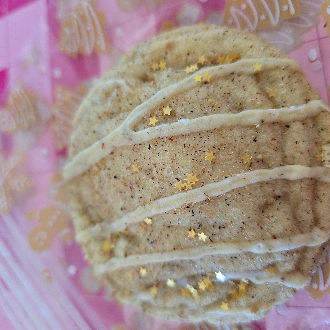 Eggnog Snickerdoodle with Spiced Glaze