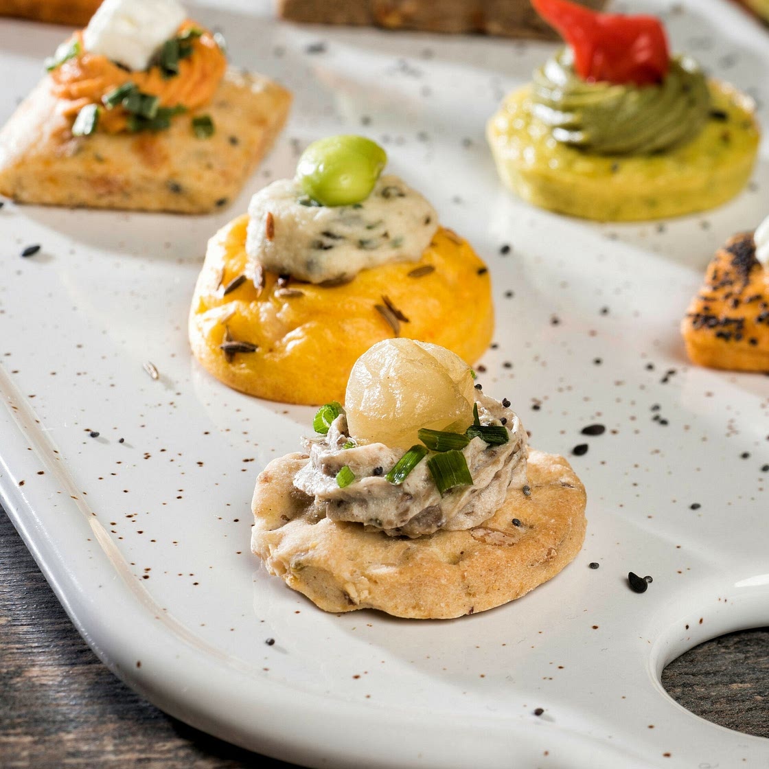 Canapés végétariens