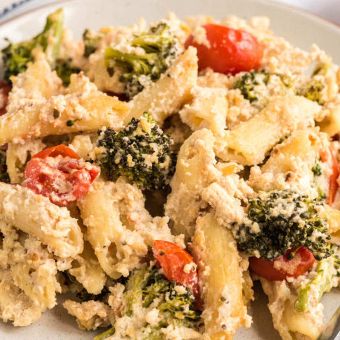 Broccoli and Tomato Pasta Bake