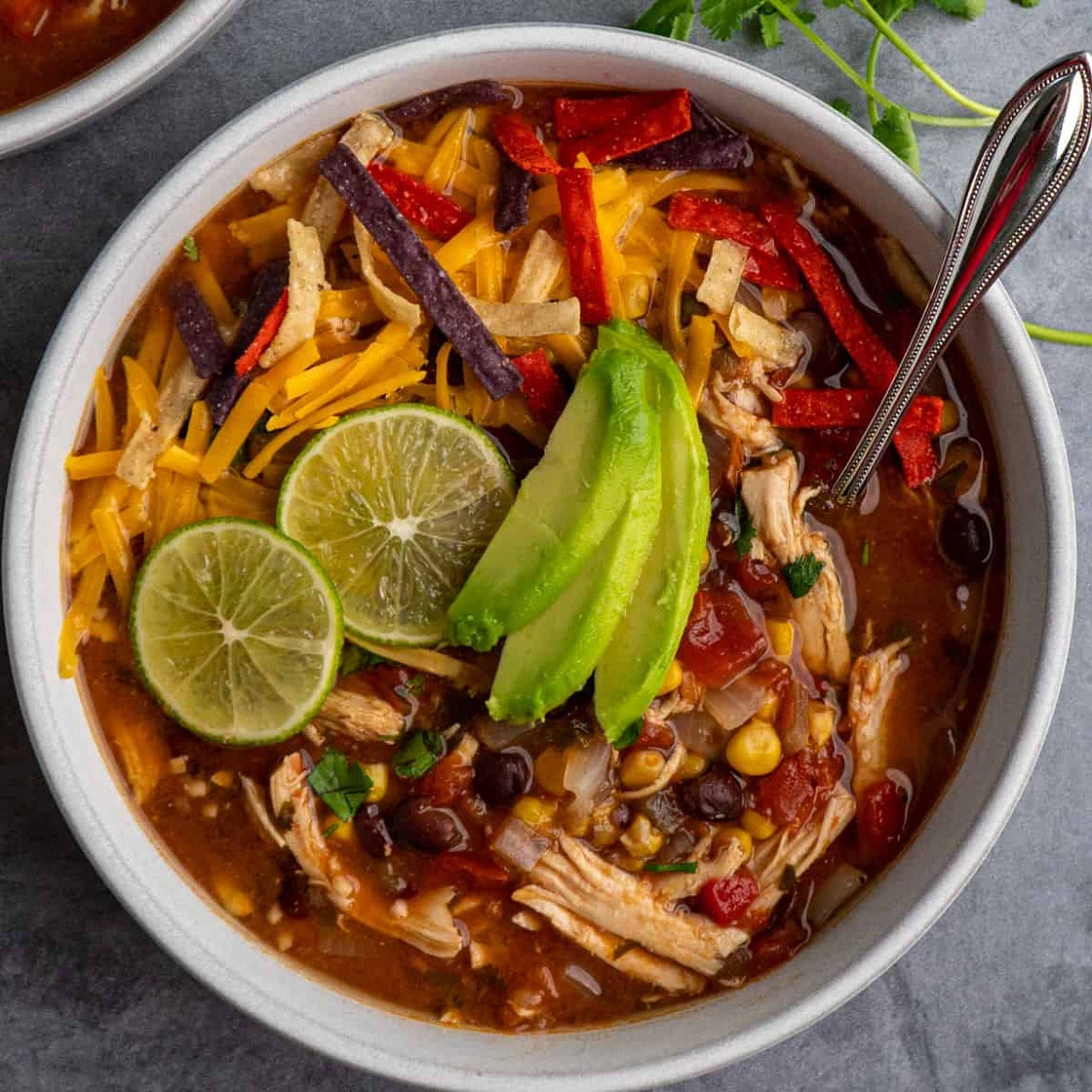 Crock Pot Chicken Tortilla Soup