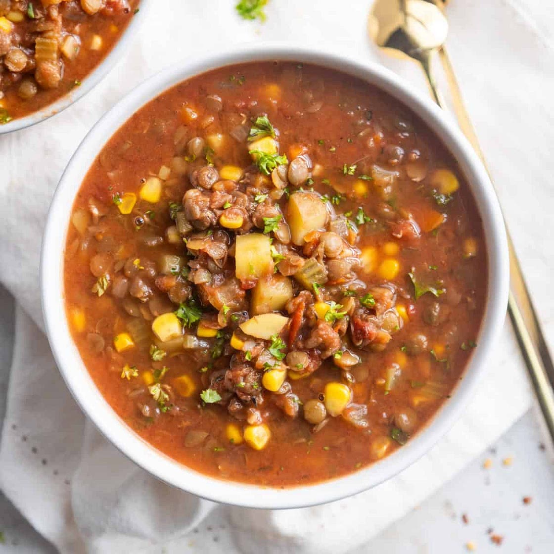 Tomato Lentil Soup