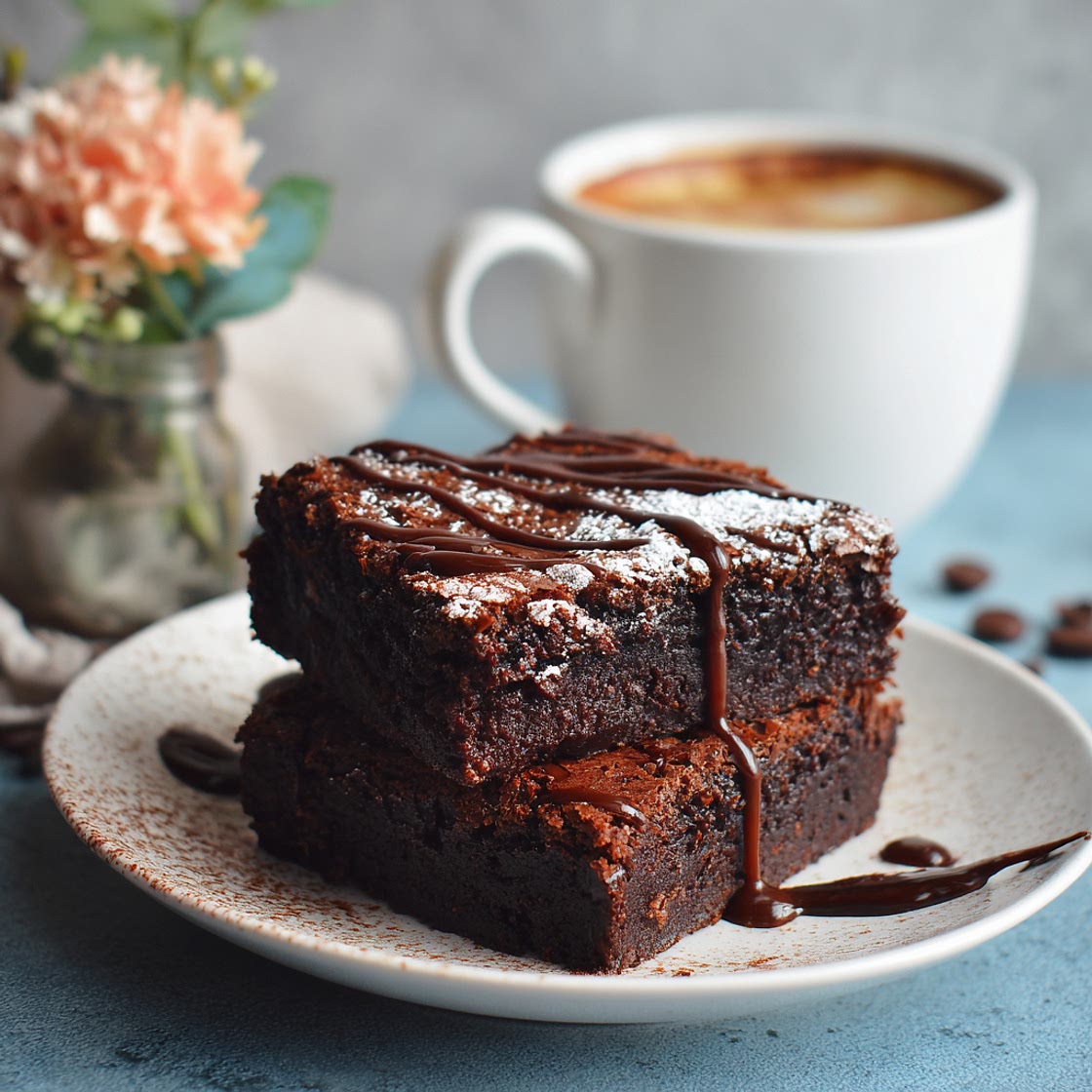 Hot Chocolate Brownies
