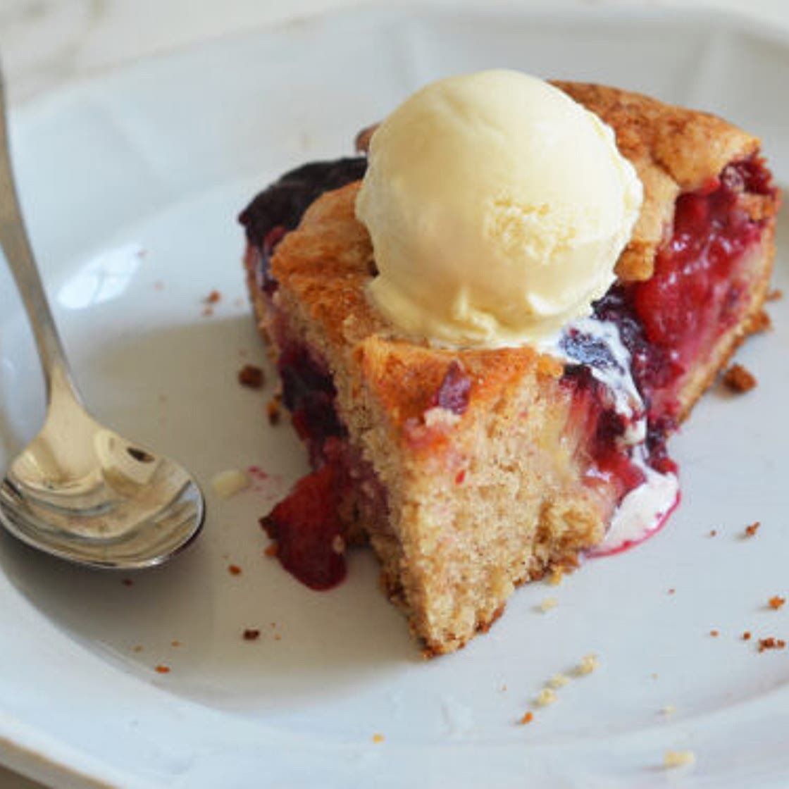 Late Summer Plum Cake