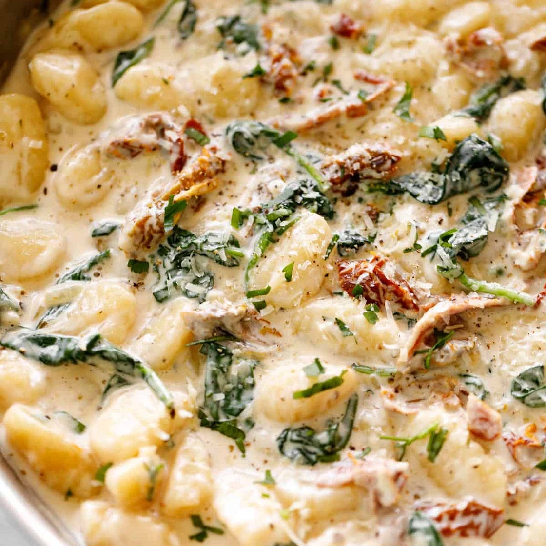 Creamy Buttery Tuscan Gnocchi Recipe