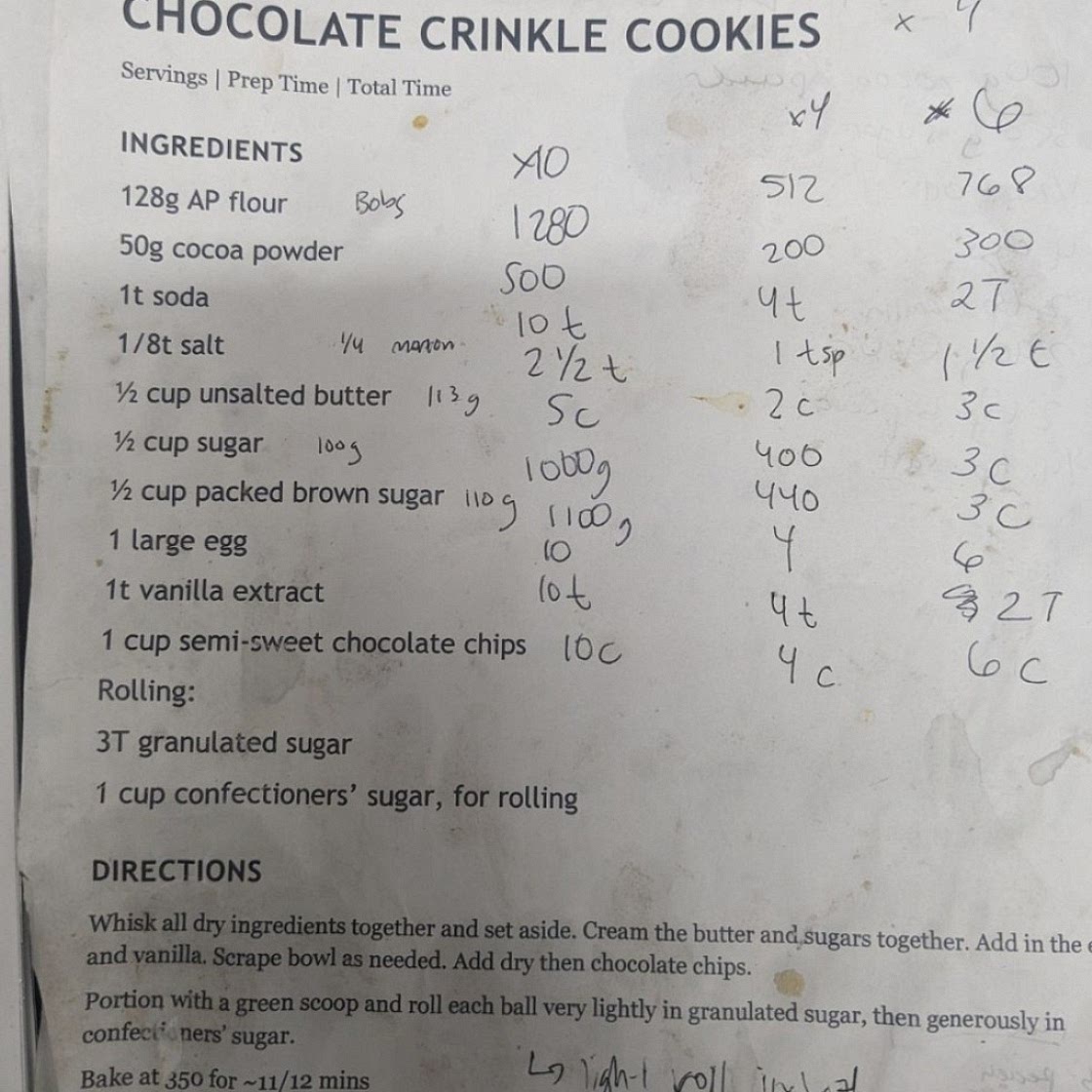 Chocolate Crinkle Cookies