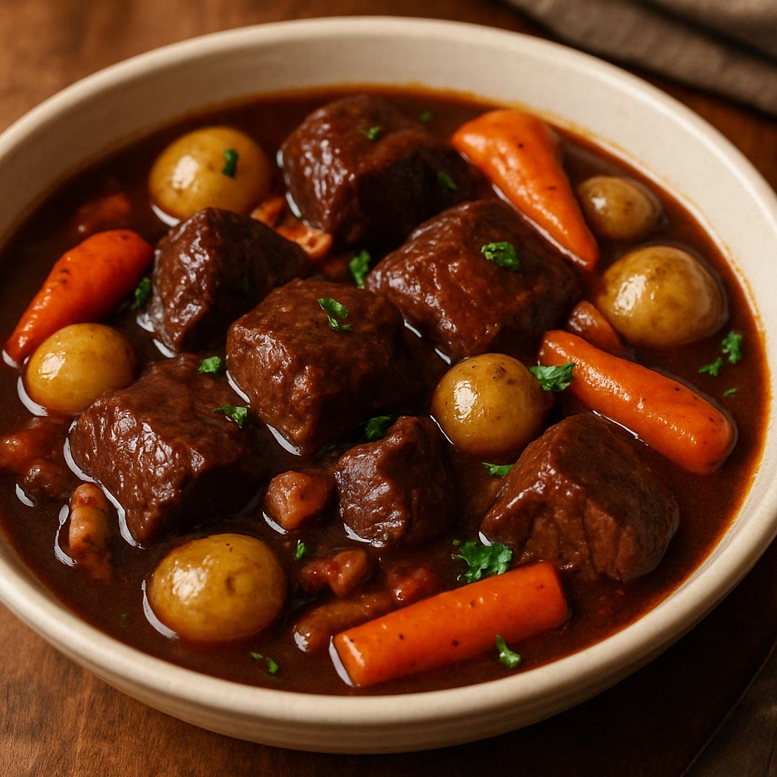 Kev's Beef Bourguignon
