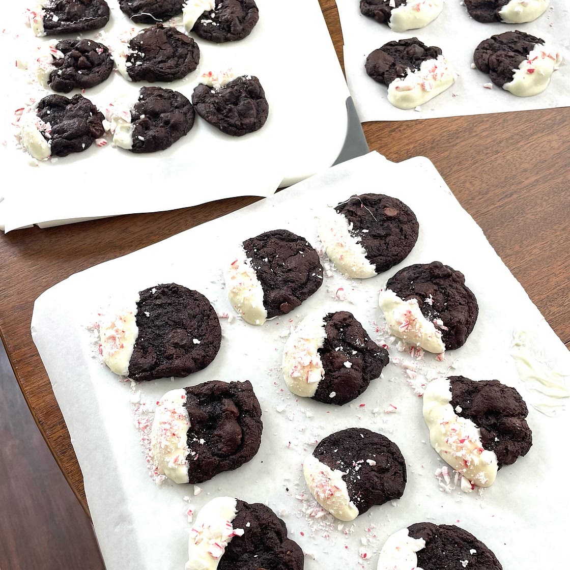 Peppermint Mocha Cookies