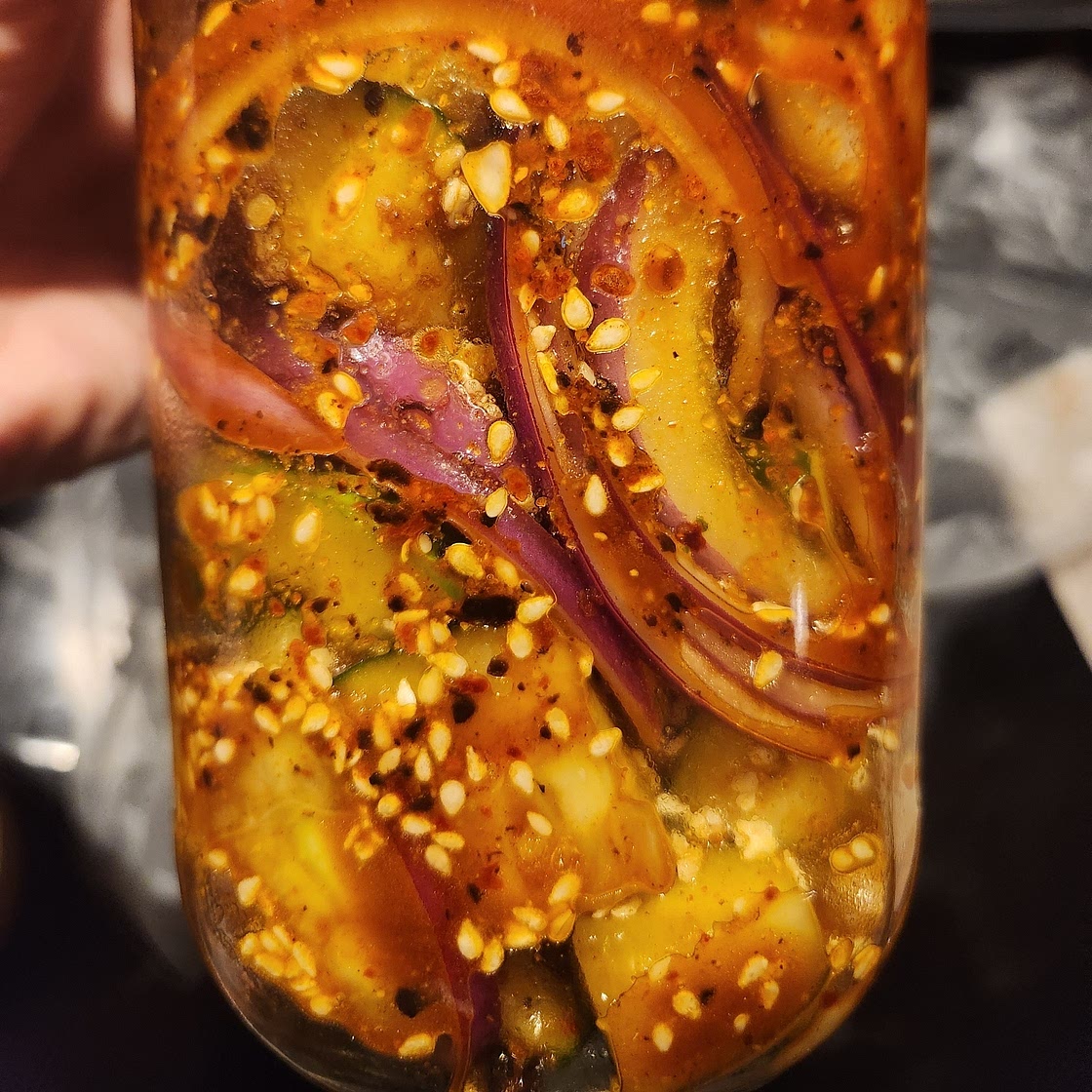 Quick Cucumber Kimchi (Cucumber Salad)