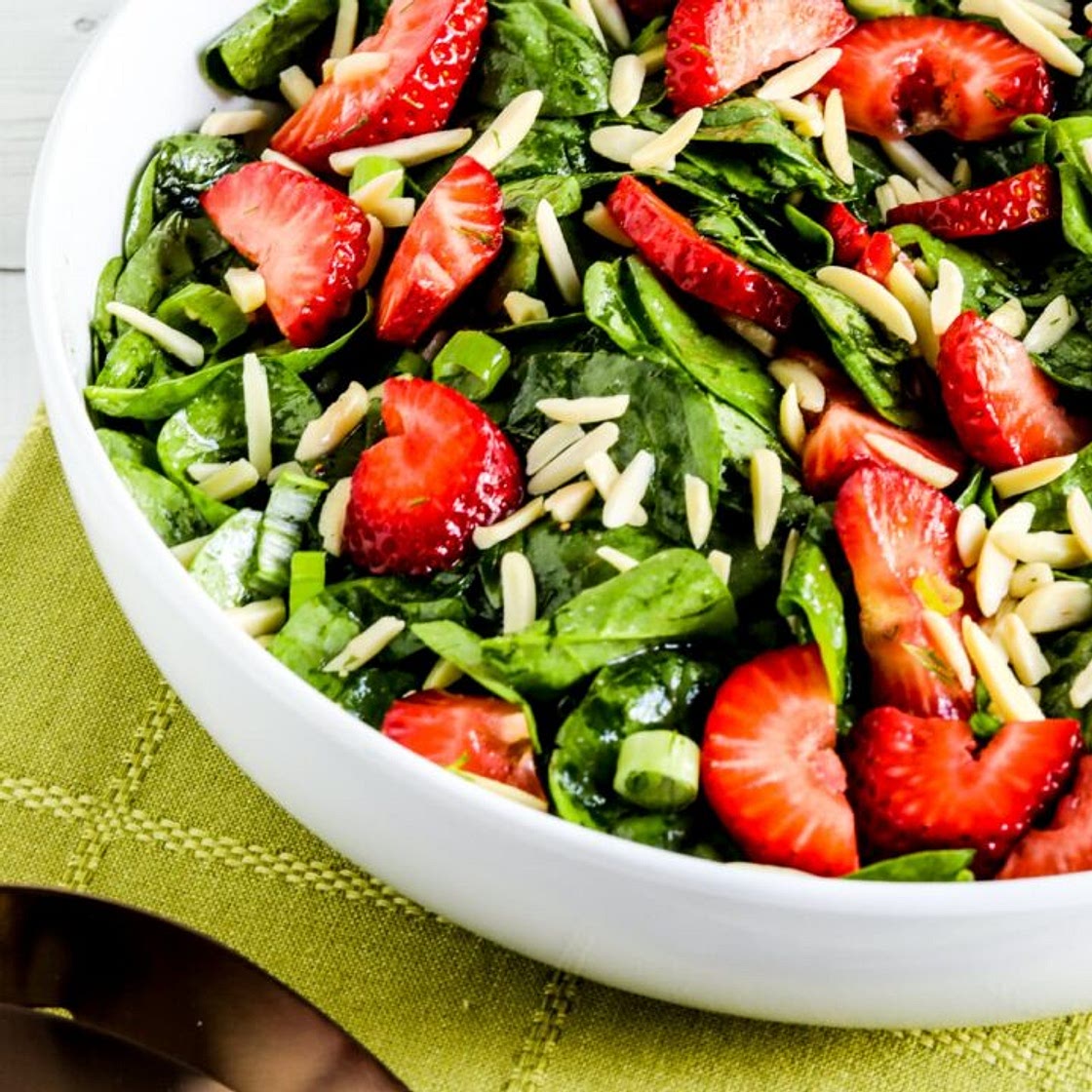 Strawberry Spinach Salad
