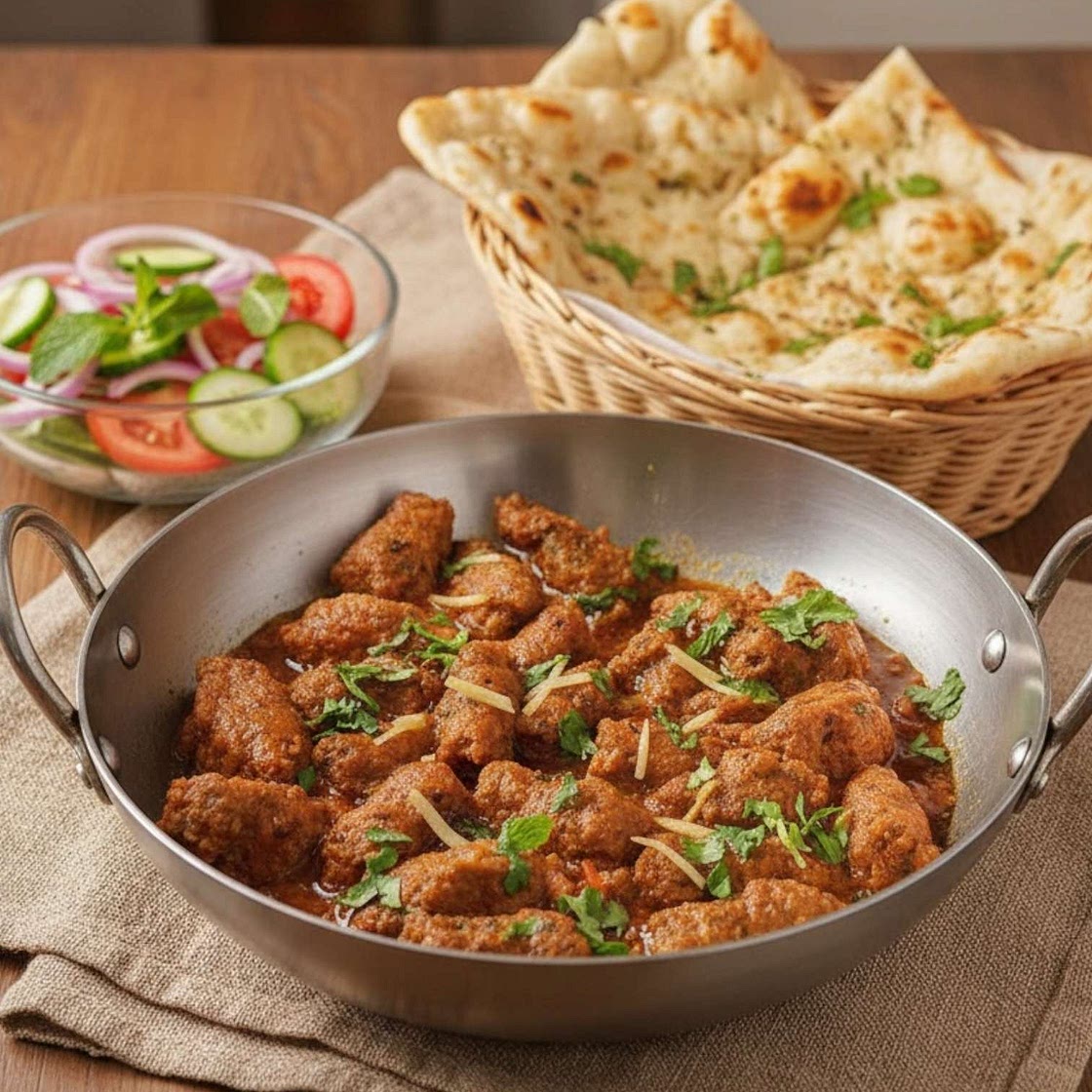 Homemade Seekh Kabab Karahi Recipe ( A Restaurant Style )