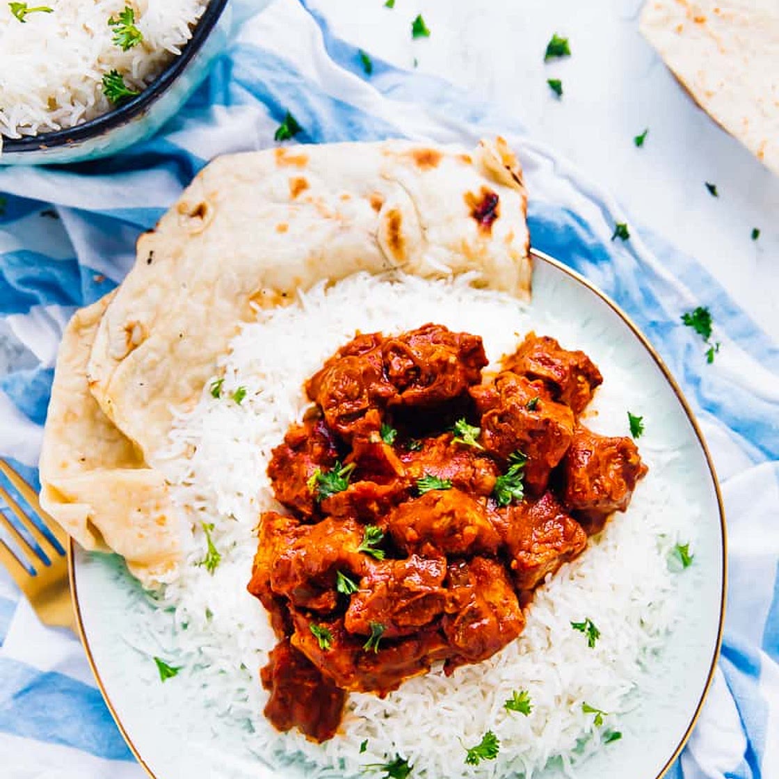 Slow Cooker Tofu Butter Chicken (Vegan)