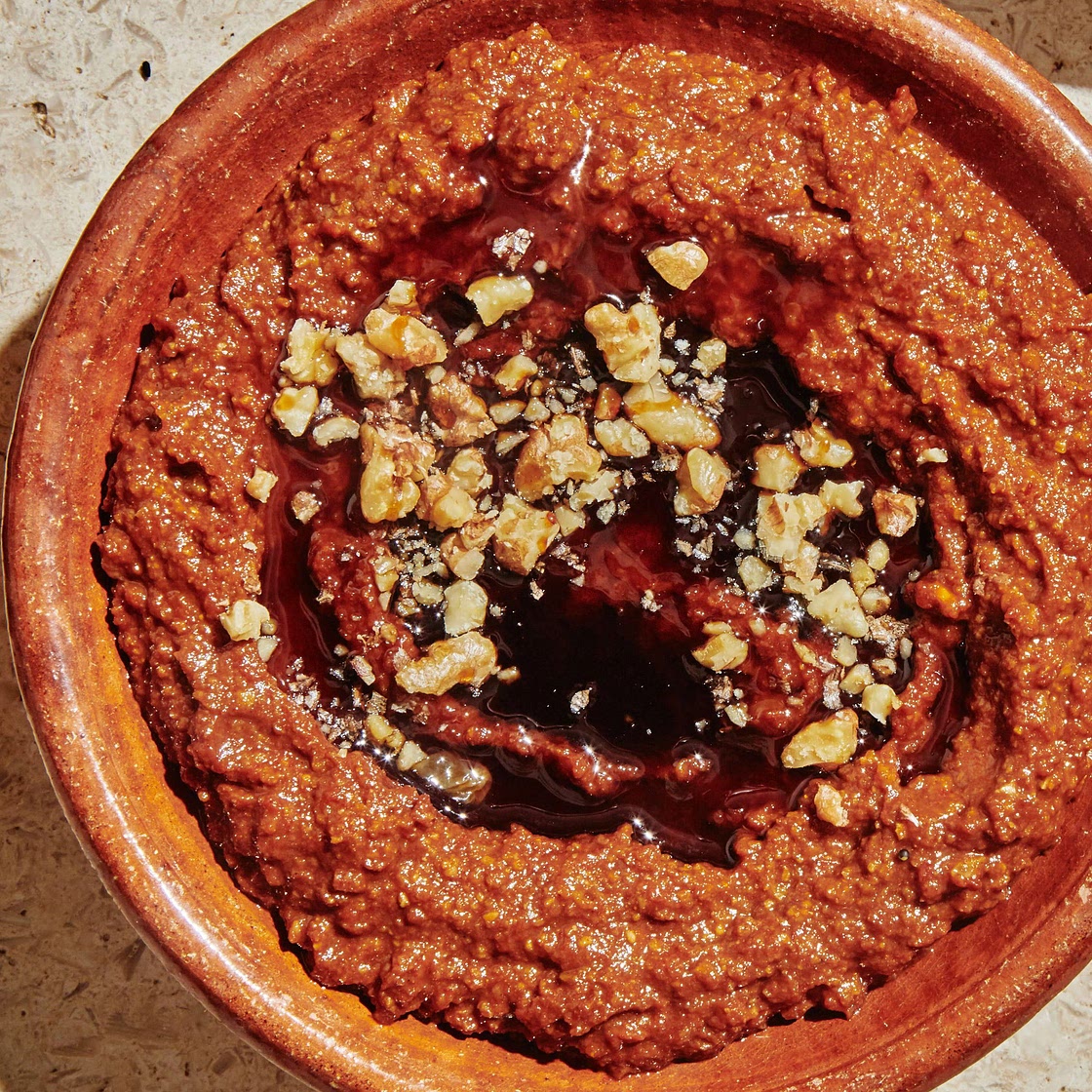 Muhammara (Red Pepper–Walnut Dip)