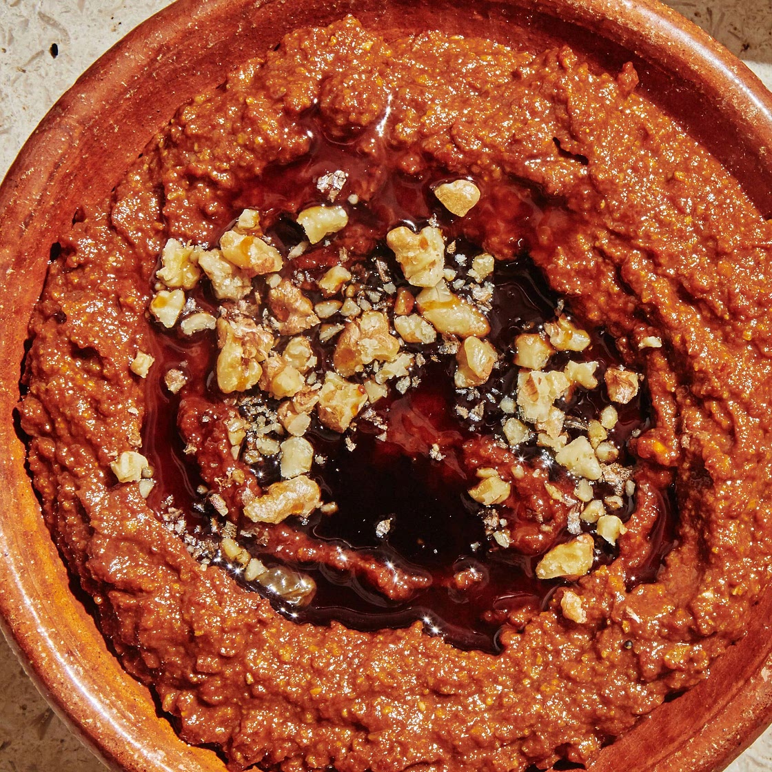 Muhammara (Red Pepper–Walnut Dip)