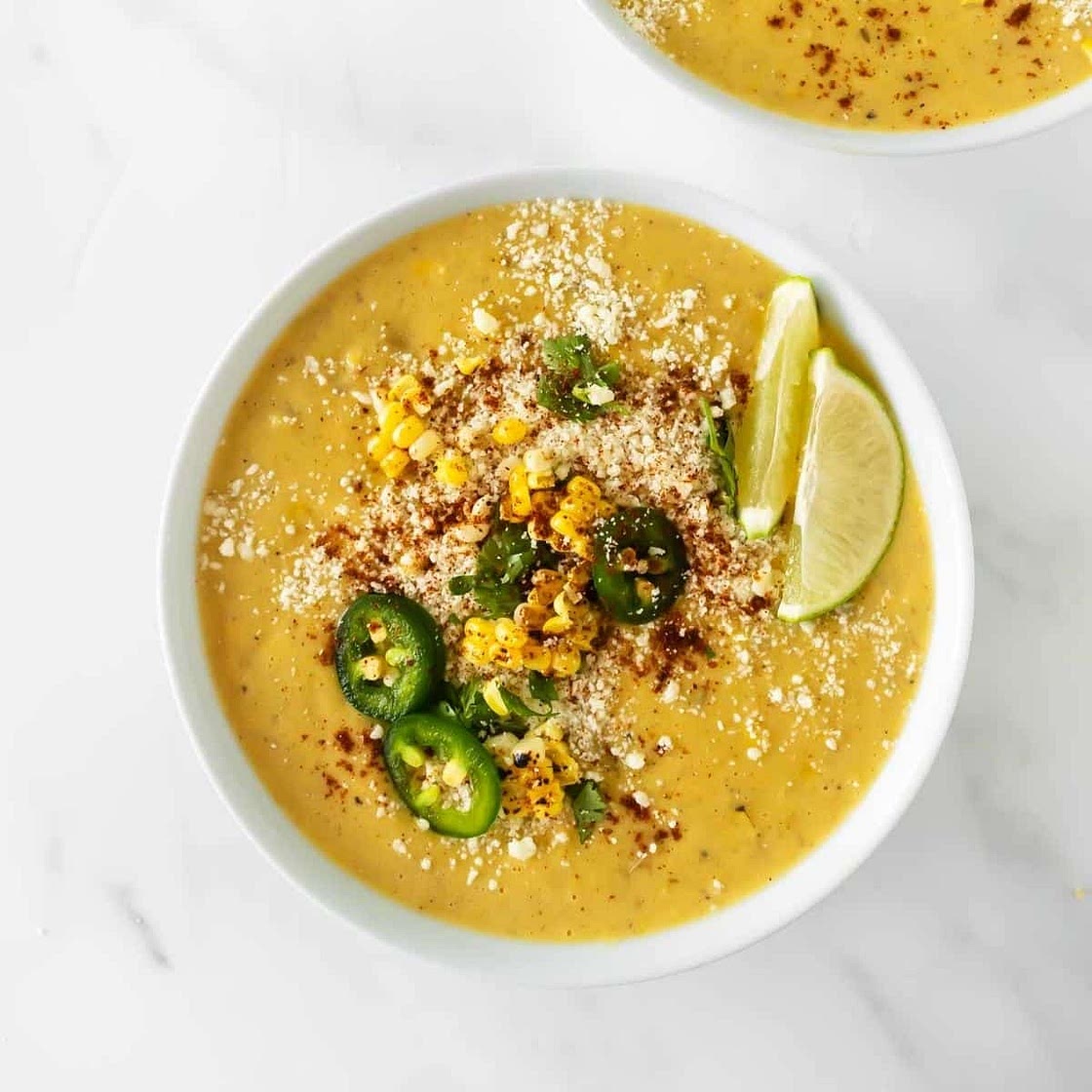 Mexican Street Corn Soup (Corn Chowder)