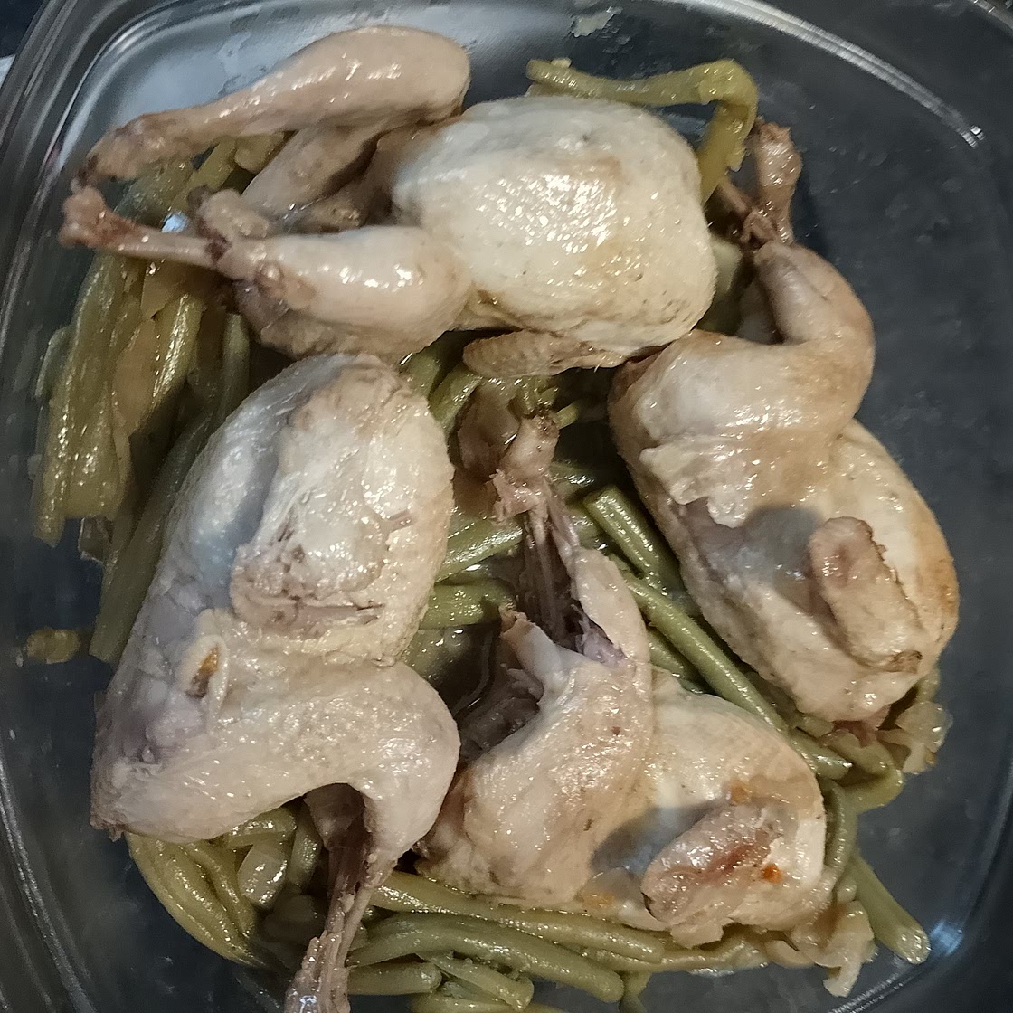 Cailles au Cookeo