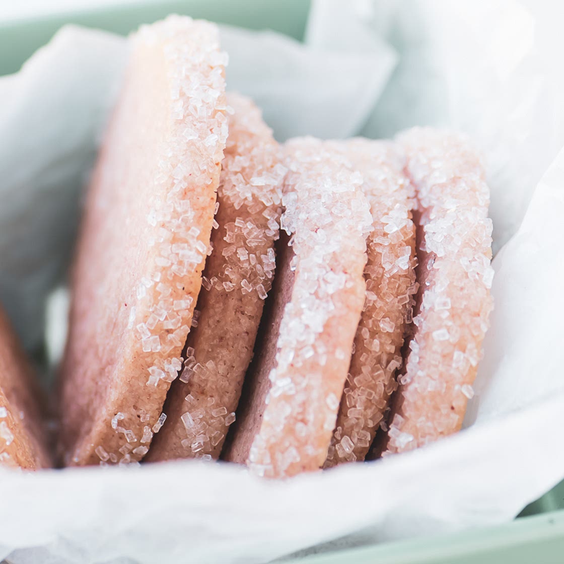 Strawberry Shortbread Cookies