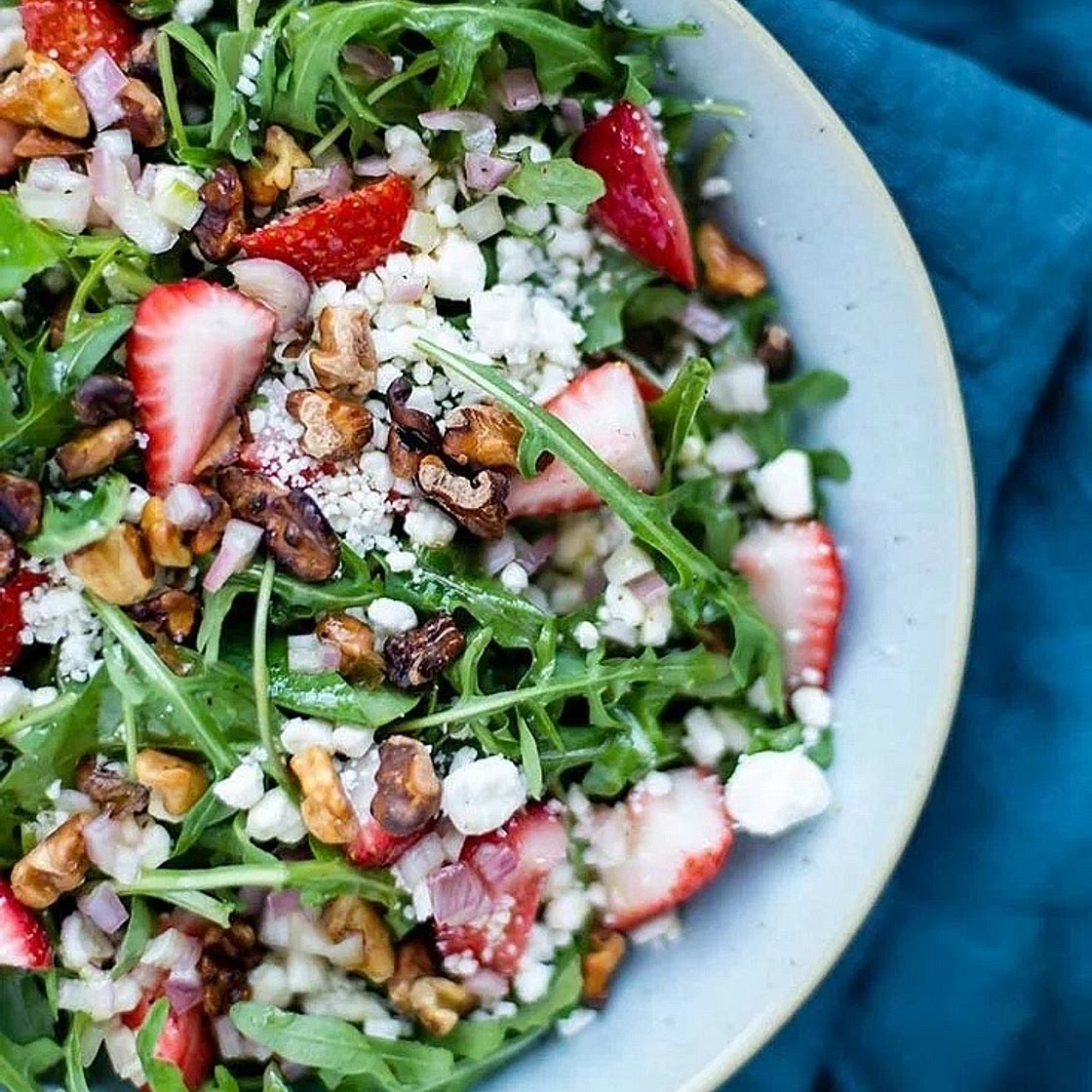 Havarti Salad w/ Strawberries