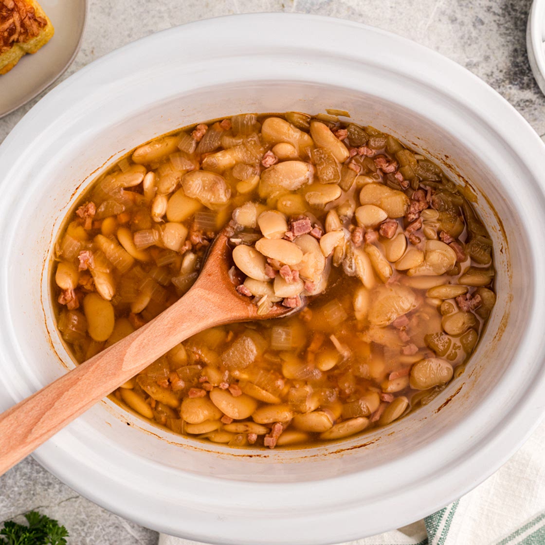Slow Cooker Lima Beans