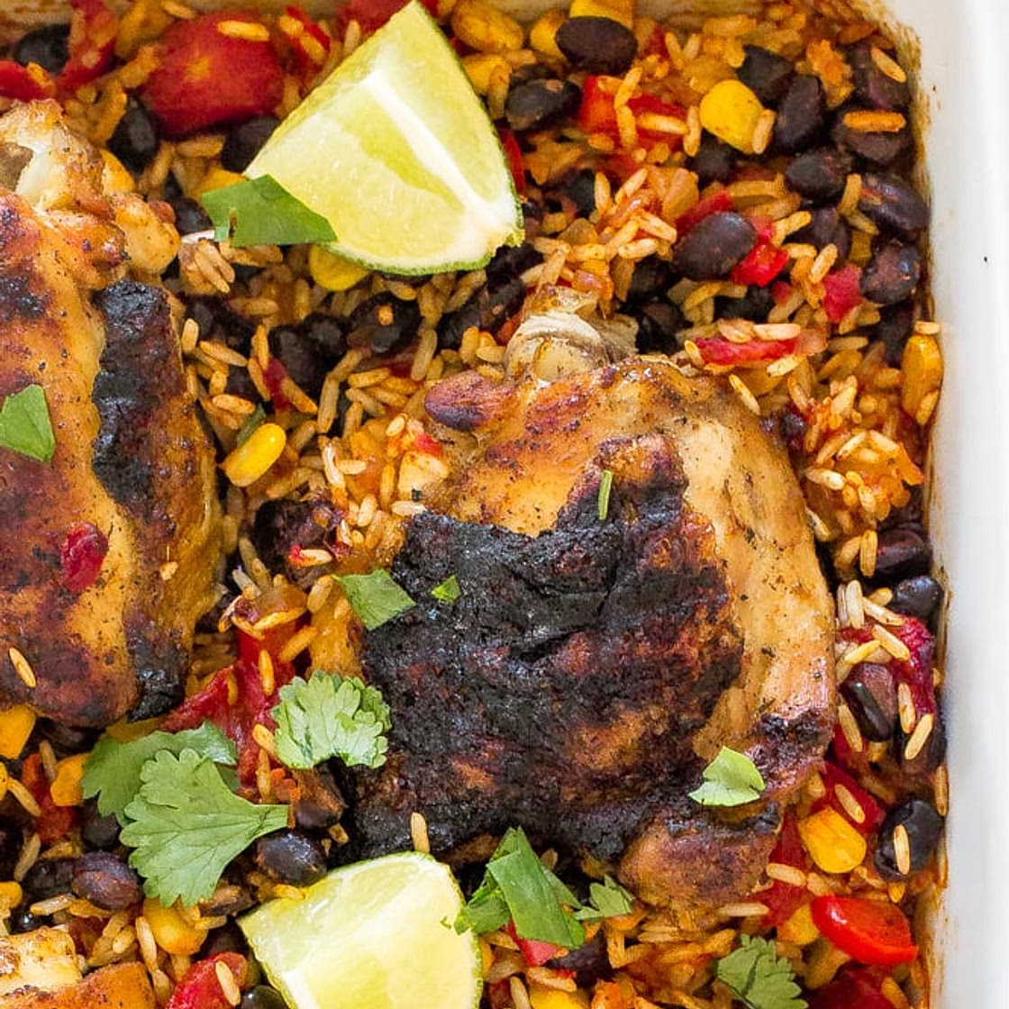 Mexican Chicken Rice Bake