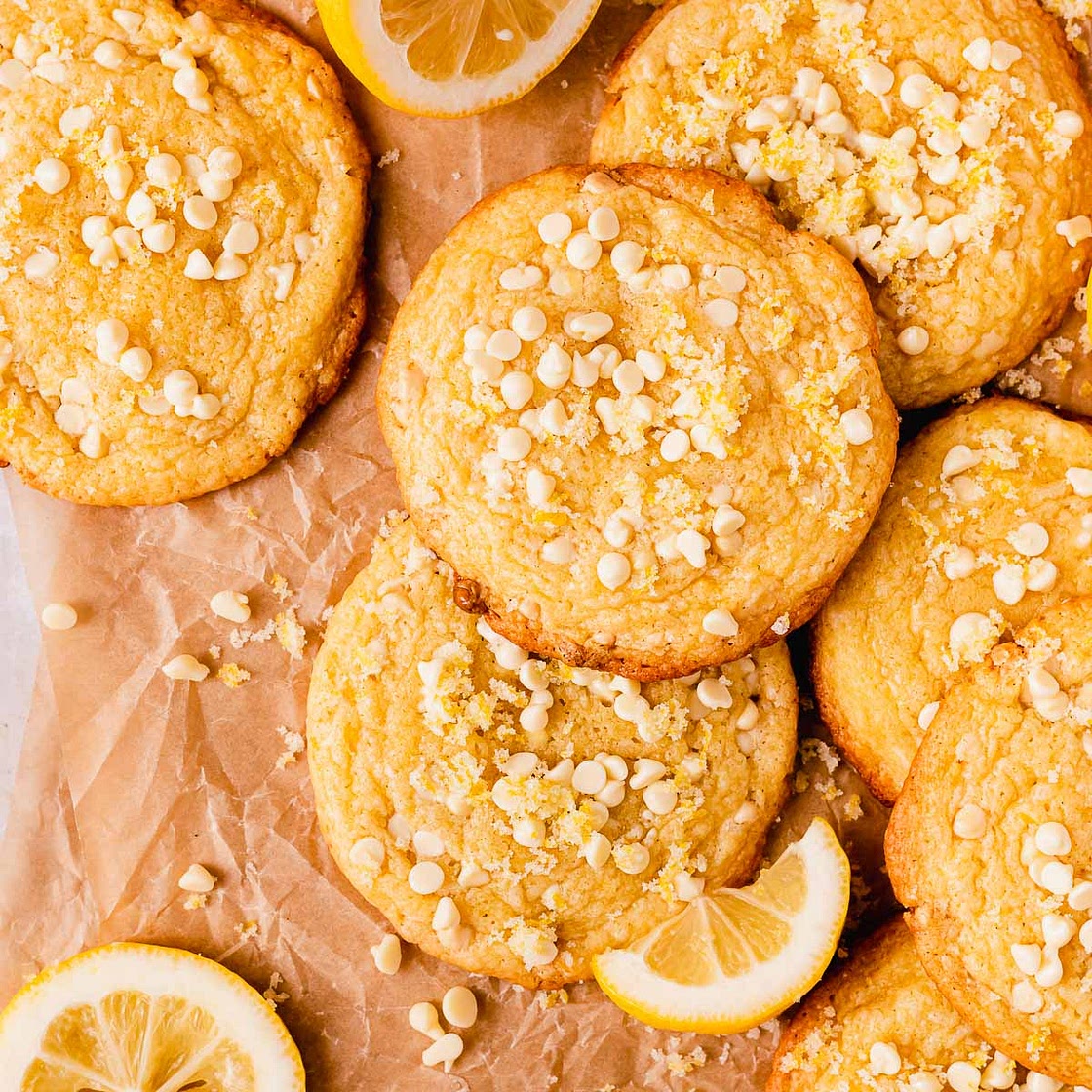 Lemon White Chocolate Cookies