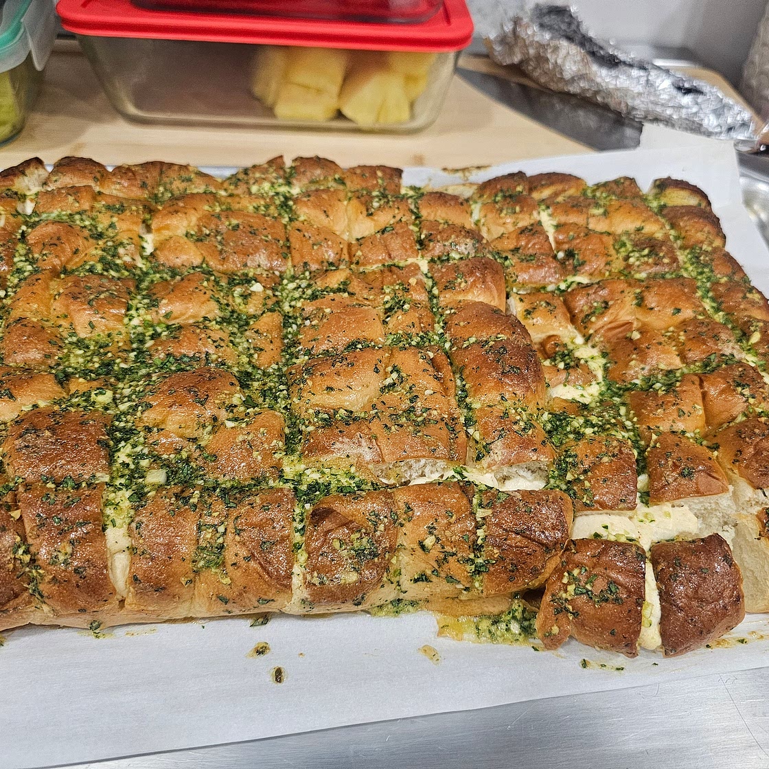 Garlic Cream Cheese Stuffed Rolls