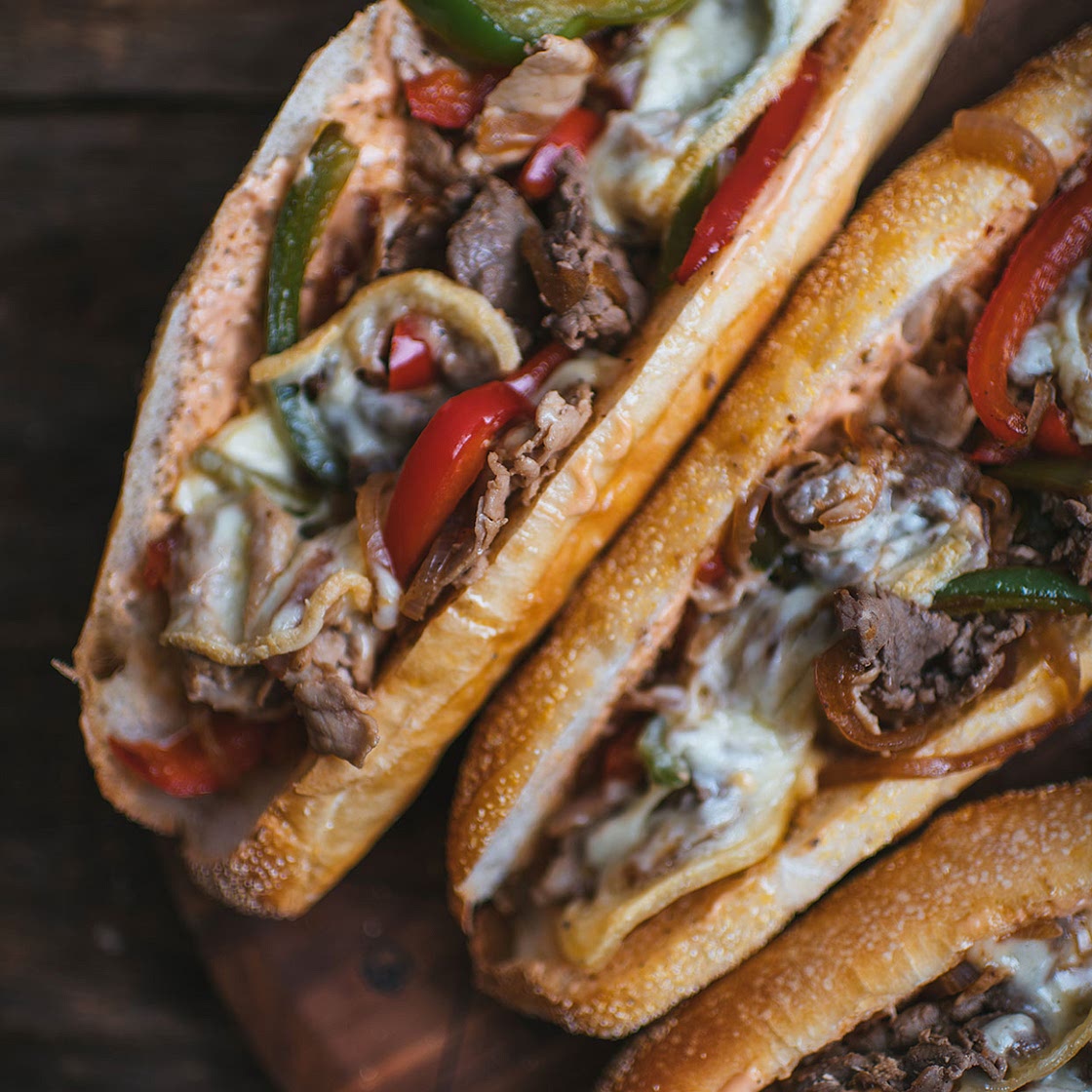 Sous-marins à la viande et au fromage à raclette