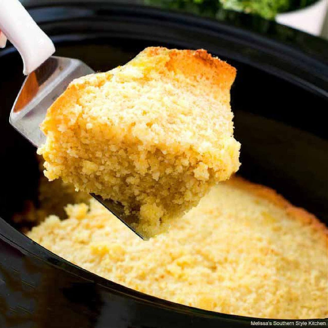 Slow Cooker Sweet Cornbread