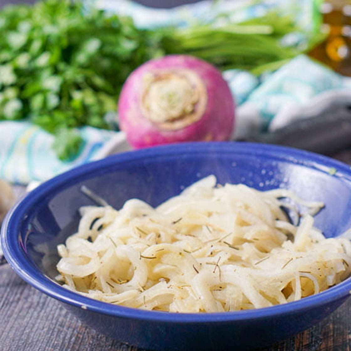 Rosemary & Garlic Turnip Noodles