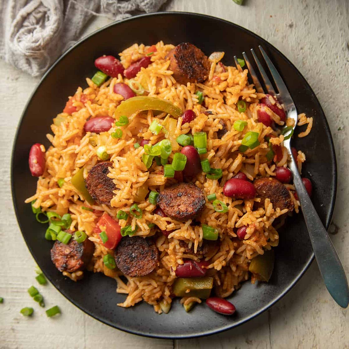 Vegan Jambalaya (Slow Cooker or Stove Top!)