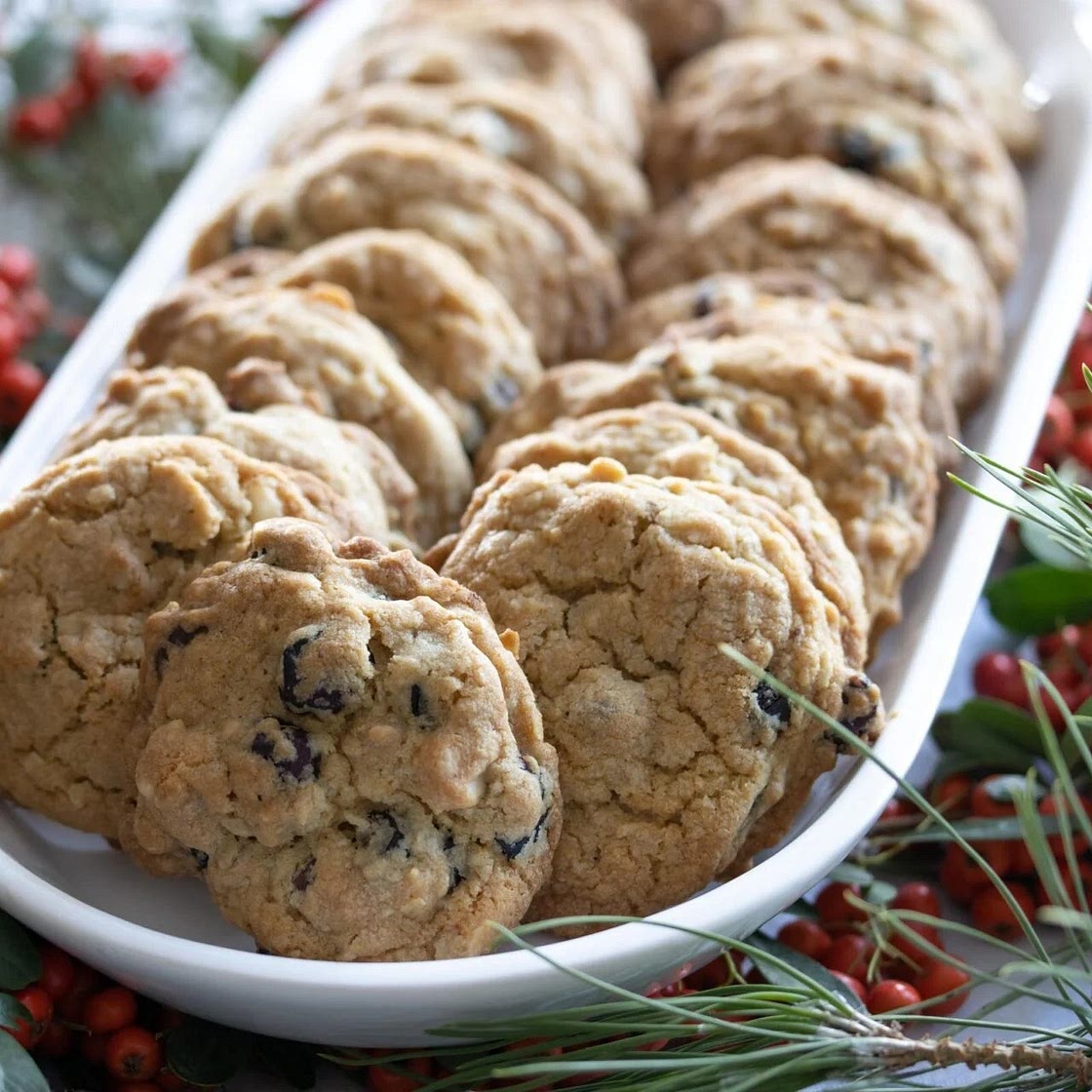 Dried Cranberry Chocolate Cookies