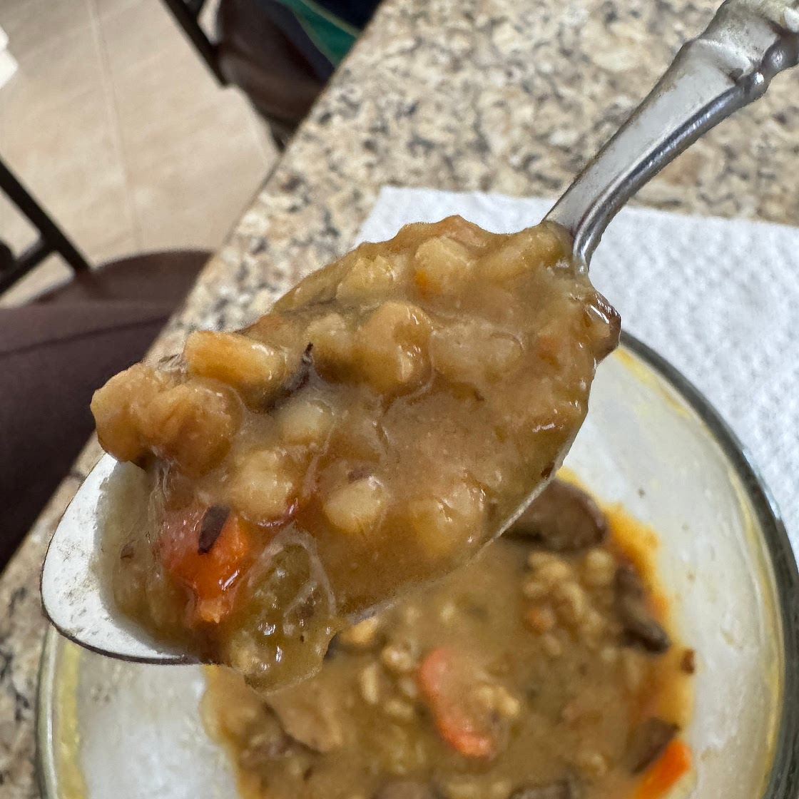 2nd Ave Deli Mushroom Barley Soup
