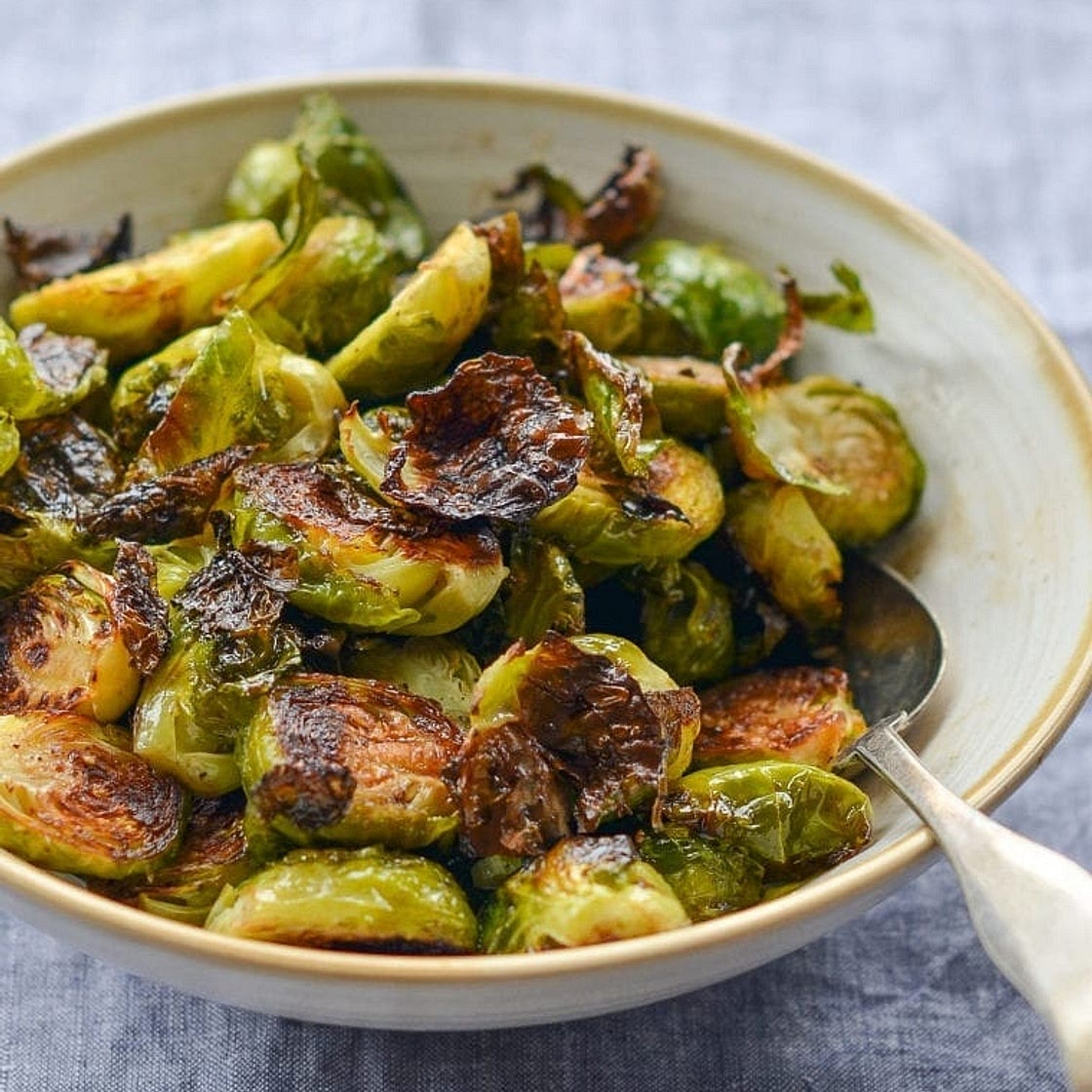 Roasted Brussels Sprouts with Balsamic Vinegar and Honey