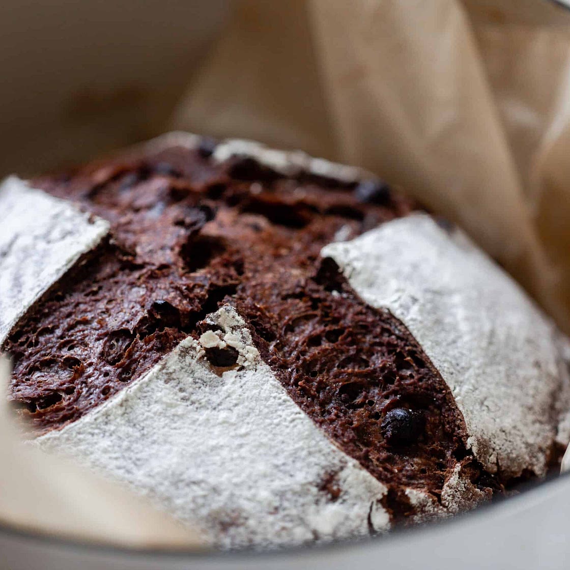 Chocolate Sourdough Bread