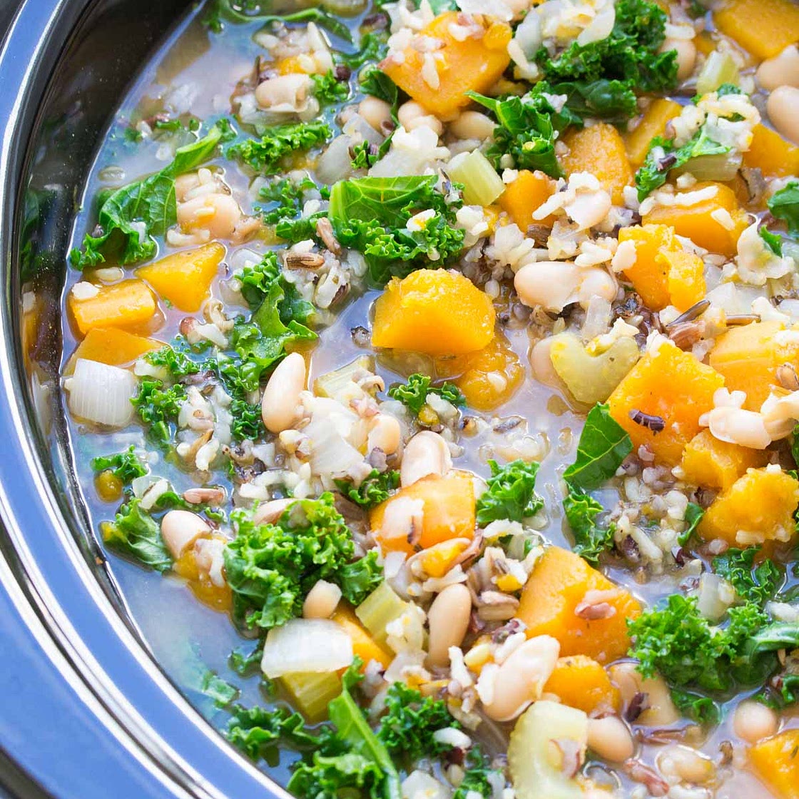 Slow Cooker Wild Rice Soup