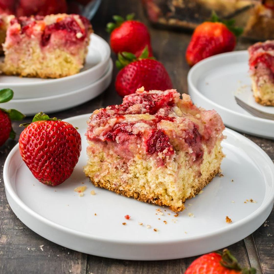 Strawberry Coffee Cake